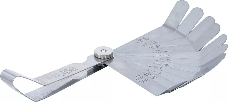 Spárové měrky 0,08 ÷ 0,26“ (0,203 ÷ 0,66 mm) BGS103184 Palcové - vyhnuté (BGS103184)