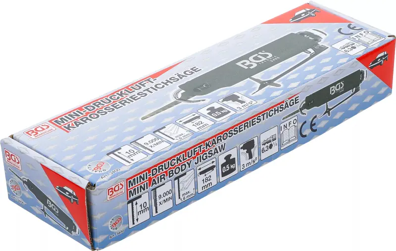 Malá pneumatická pilka na karoserii se sníženými vibracemi (182 mm) BGS 3400 (BGS103400)