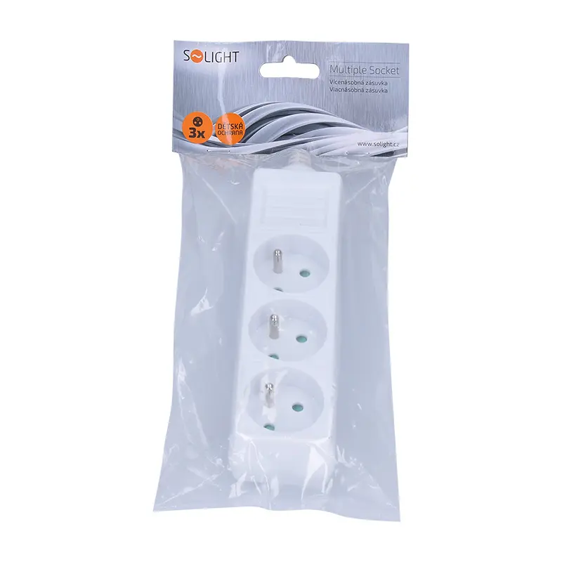 Vícenásobná zásuvka Solight PZ11, 3 zásuvky (SOLIPZ11)