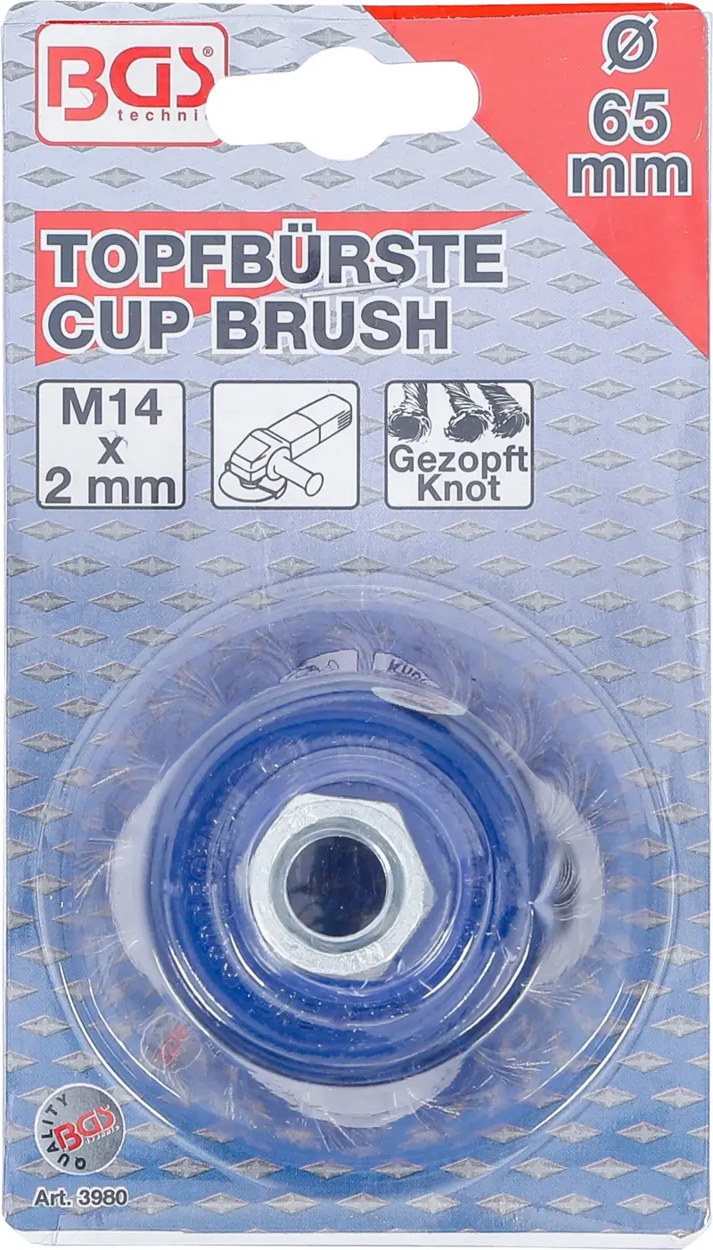 Hrncový copanový kartáč pr. 65 mm BGS103980 Upnutí M14x2 mm (BGS103980)