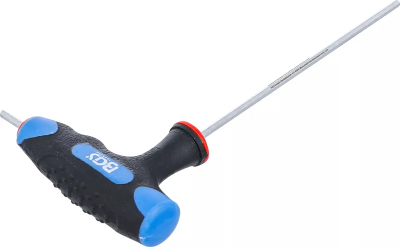 Zástrčný šestihranný klíč (inbus) 2,5 mm s T-rukojetí a boční čepelí. BGS 4010 (BGS104010-2)