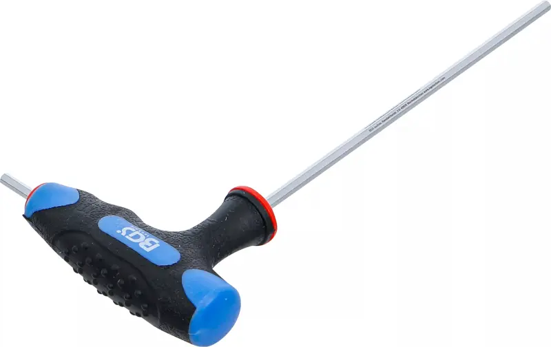 Zástrčný šestihranný klíč (inbus) 3 mm s T-rukojetí a boční čepelí. BGS 4010 (BGS104010-3)