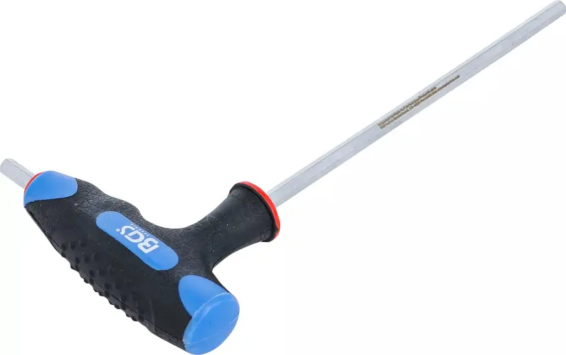 Zástrčný šestihranný klíč (inbus) 5 mm s T-rukojetí a boční čepelí. BGS 4010 (BGS104010-5)