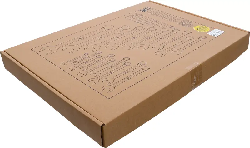 Nářaďový modul 3/3 - BGS104012 Očkoploché a očkové klíče E-profil. Sada 22 dílů (BGS104012)