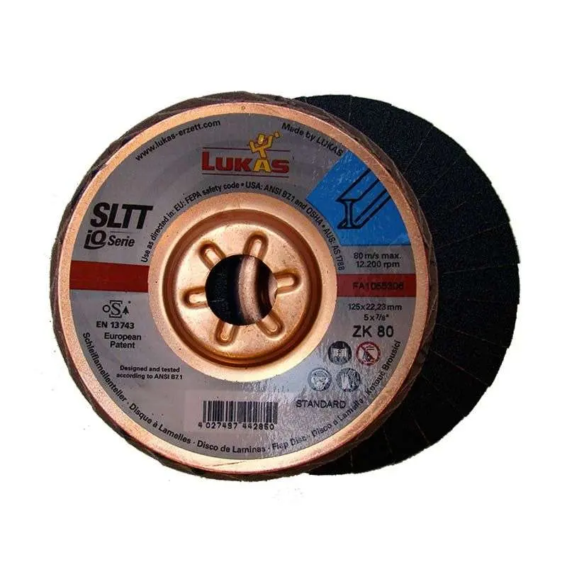 Lamelový brusný kotouč Lukas IQ SLTT 150 mm ZK 40 Zirkokorund (P 40) (LU37iQSLTT150ZK40)