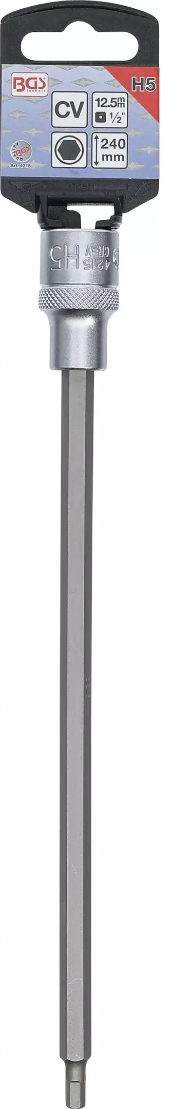 Zástrčná hlavice 1/2" inbus 5x240 mm S2 BGS104215 (BGS104215)