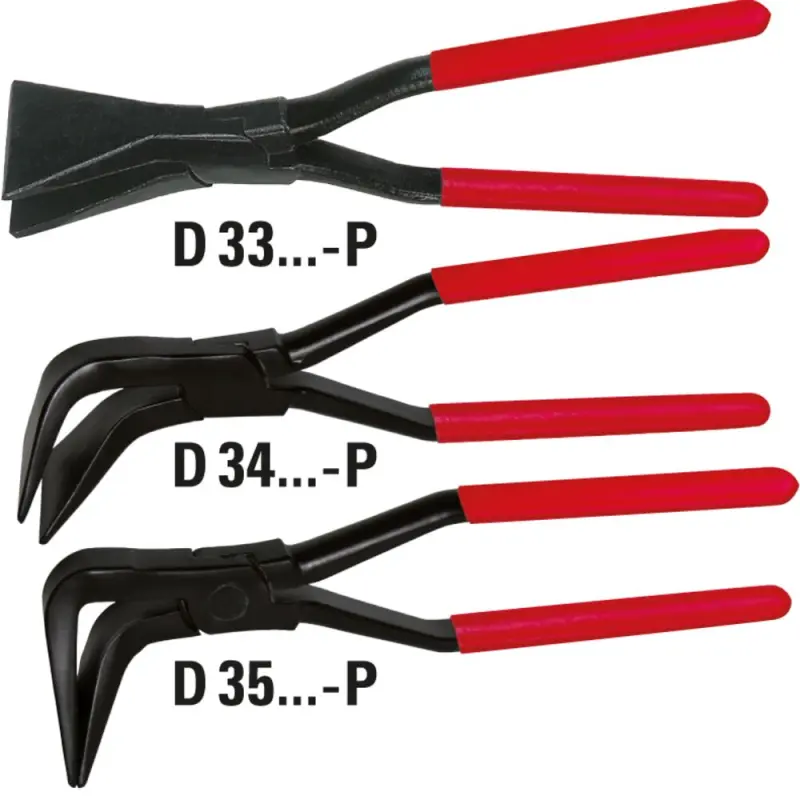 Klempířské falcovací kleště Bessey D34-60-P zahnuté (BES D34-60-P)