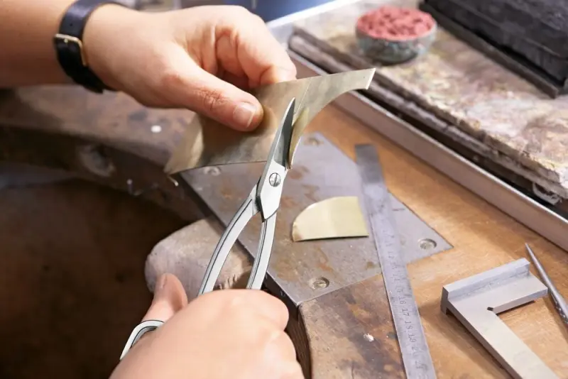 Zlatnické nůžky Bessey D75-1 obloukové břity (BES D75-1)