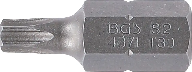 Šroubovací bit 3/8" T-profil (Torx) T30 x 30 mm BGS104871, zatíž. do 5 kg (BGS104871)