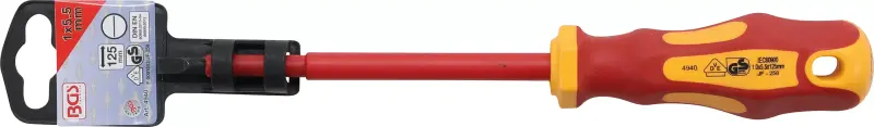 Plochý šroubovák 5,5 x 125 mm BGS104940, VDE (BGS104940)