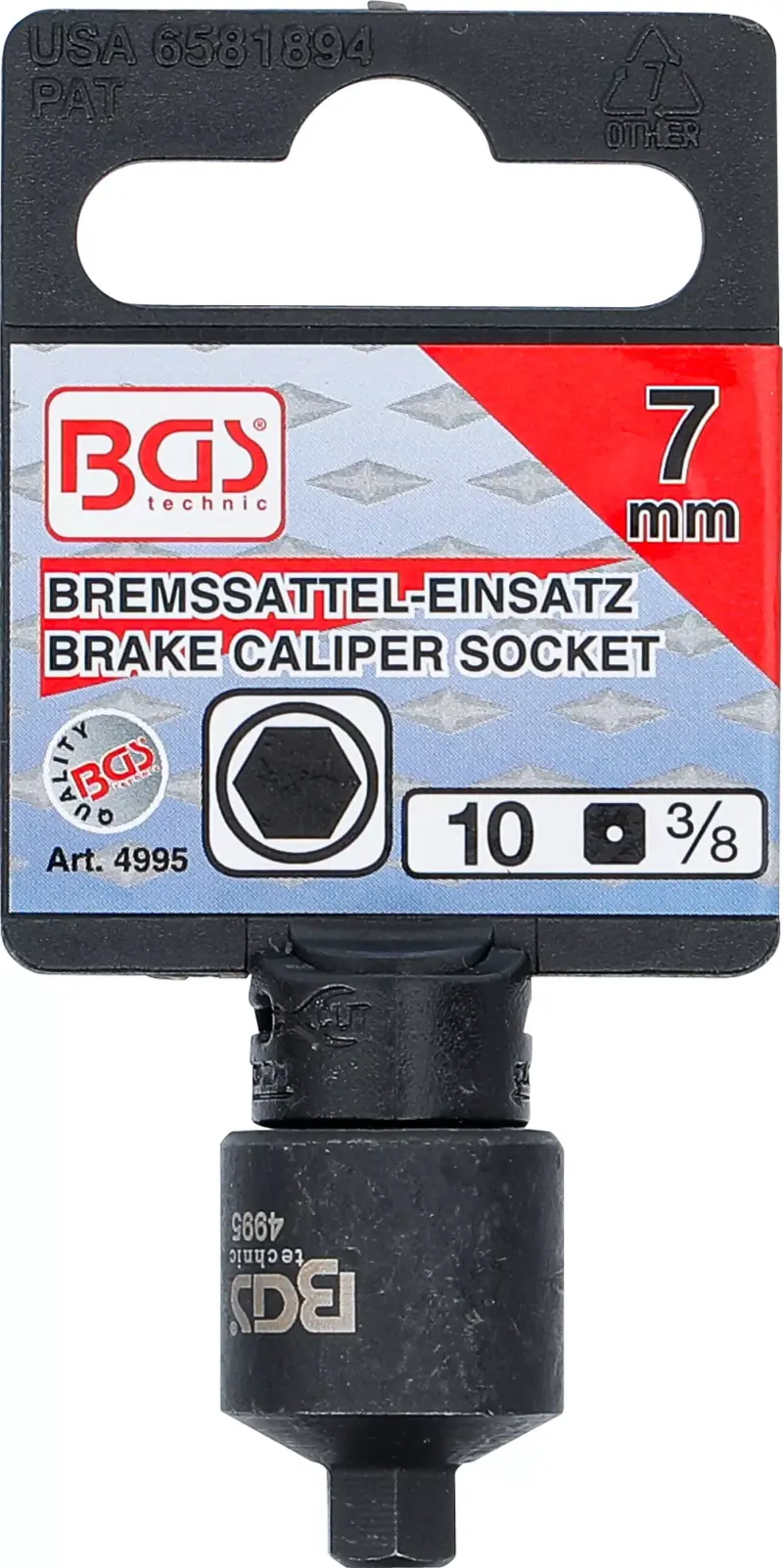 Zástrčná hlavice 3/8" inbus 7 mm BGS104995 pro brzdové třmeny Pro Mercedes-Benz C (BGS104995)