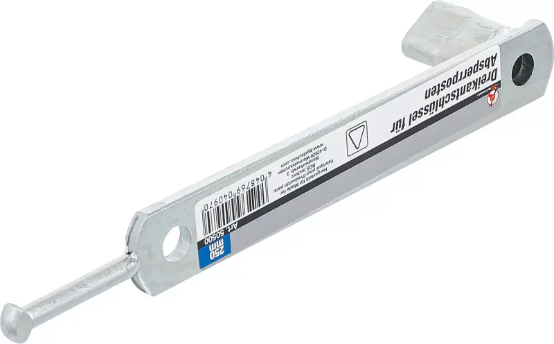 Trojhranný klíč pro zábrany s trojhranným zámkem M12, BGS 50500 (BGS1050500)