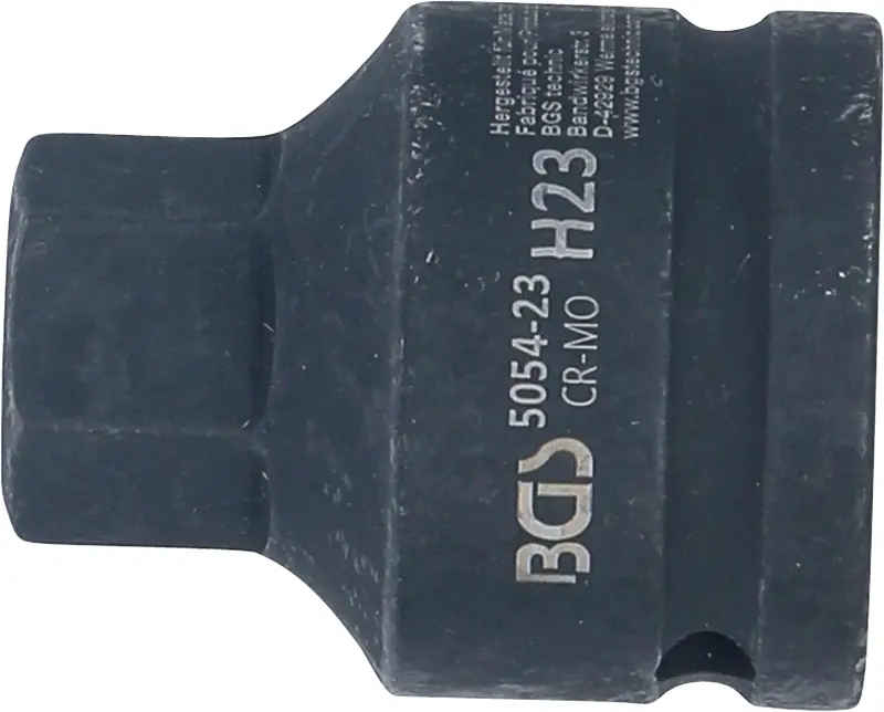 Zástrčná hlavice 3/4" šestihran 23 mm BGS105054-23, rázová (BGS105054-23)