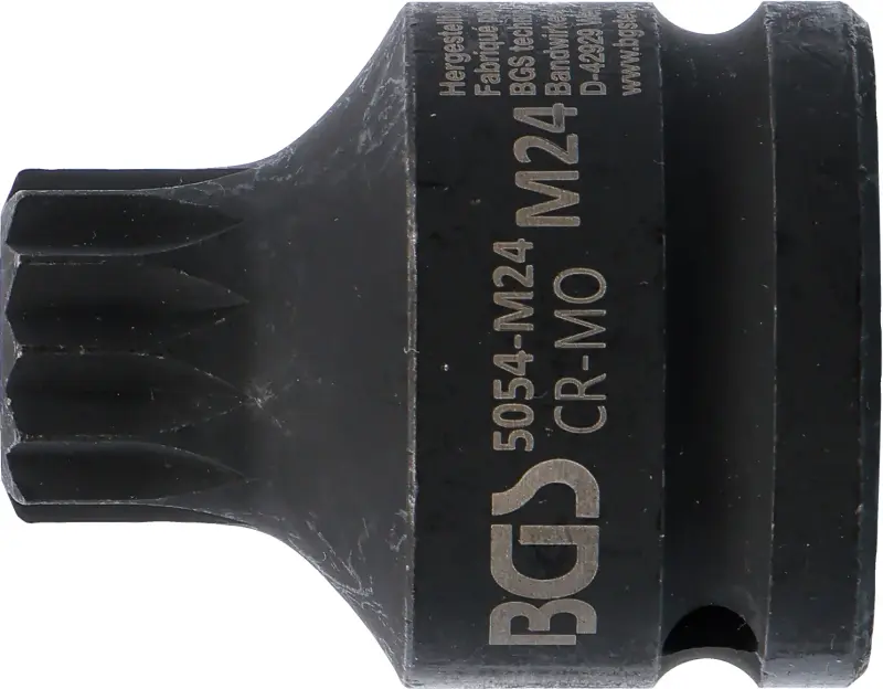 Zástrčná hlavice 3/4" XZN M24 BGS105054-M24, rázová (BGS105054-M24)