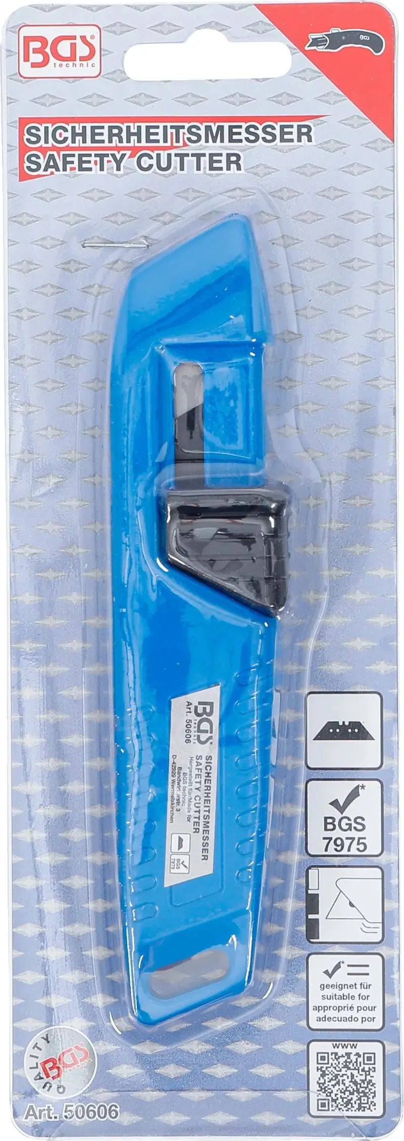 nůž univerzální stavitelný, délka 166 mm (BGS1050606)