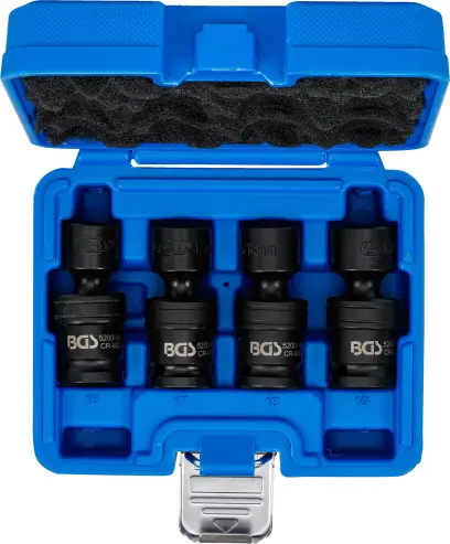 Nástrčné hlavice 1/2" šestihran 16 ÷ 19 mm BGS105200 kloubové, tvrzené (Sada 4 díly) (BGS105200)