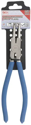 Kleště na rozpěrné kroužky zahnuté pro vnitřní rozpěrné kroužky 250 mm (BGS100652-4)