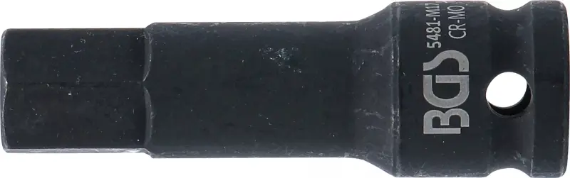Zástrčná hlavice 1/2" inbus 17 x 75 mm BGS105481-M17, tvrzená Cr-Mo (BGS105481-M17)