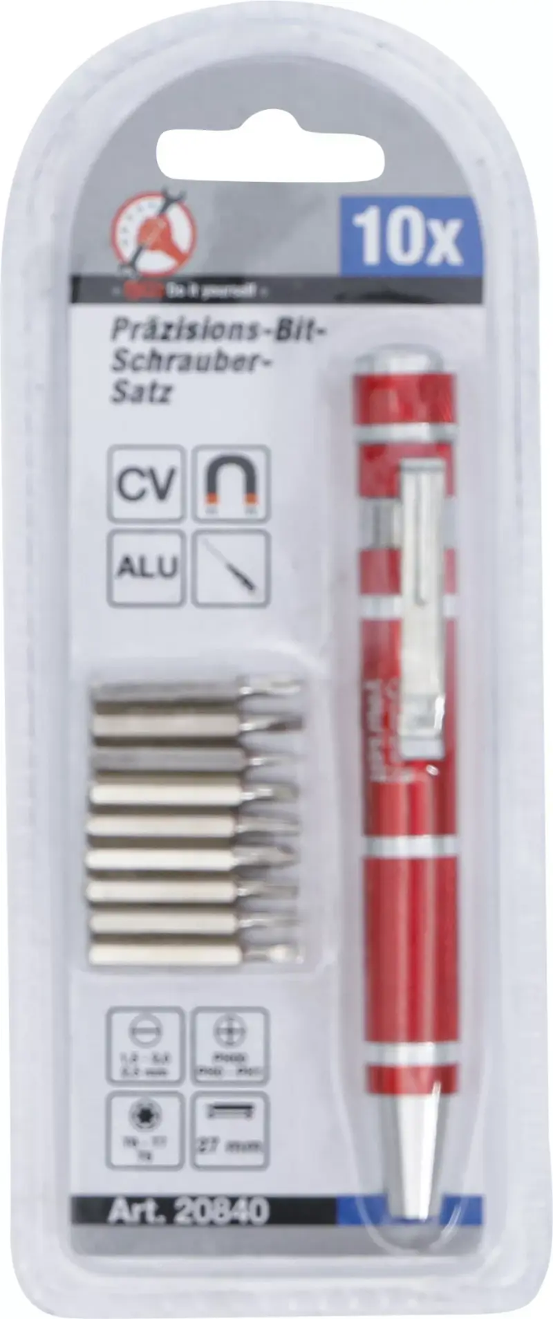 Šroubovací bity BGS1020840 (Sada 10 dílů) (BGS1020840)