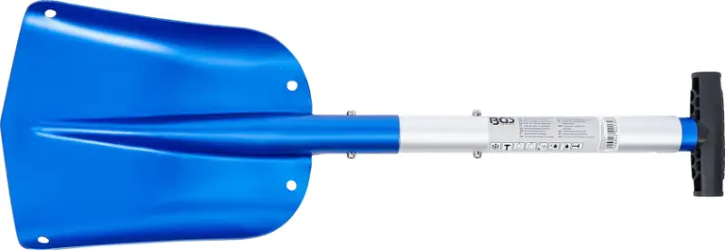 Hliníková lopata na sníh s násuvnou násadou s rychlouzávěrem BGS102139 (BGS102139)