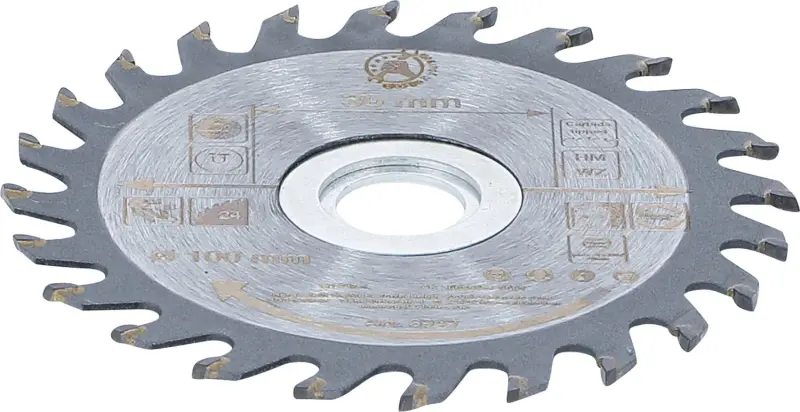Pílový kotúč zo spekaného karbidu Ø 100 x 30 x 2,1 mm 24 zubov
