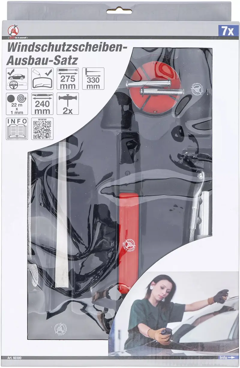 Přípravky Kraftmann pro demontáž čelních autoskel BGS1060300 Sada 7 dílů (BGS1060300)