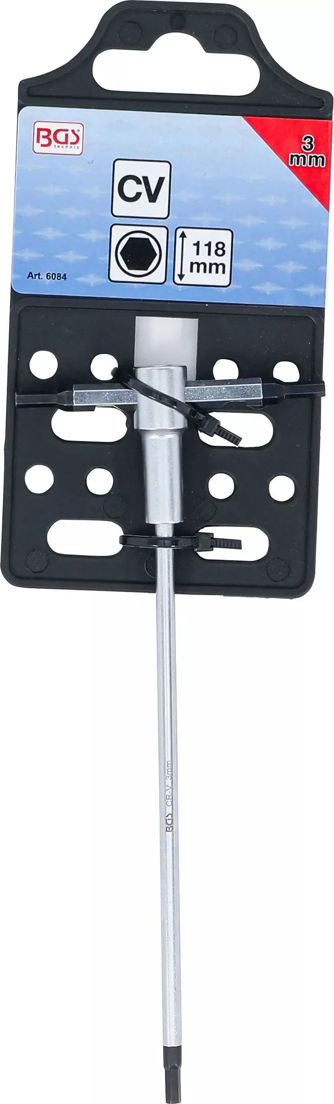 Zástrčný klíč 6hran 3 mm s posuvnou T-rukojetí BGS106084 (BGS106084)