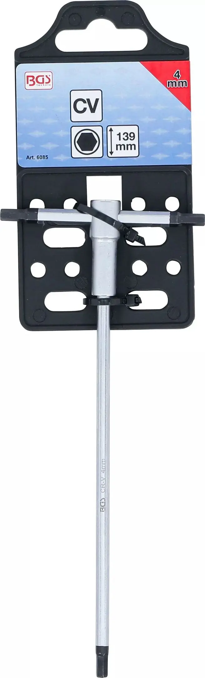 Zástrčný klíč 6hran 4 mm s posuvnou T-rukojetí BGS106085 (BGS106085)