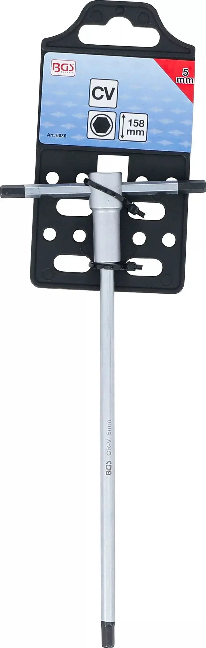 Zástrčný klíč 6hran 5 mm s posuvnou T-rukojetí BGS106086 (BGS106086)