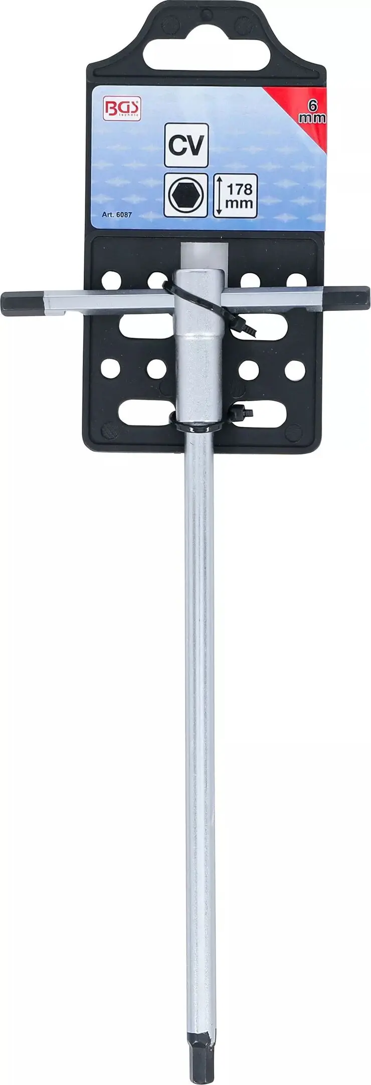 Zástrčný klíč 6hran 6 mm s posuvnou T-rukojetí BGS106087 (BGS106087)