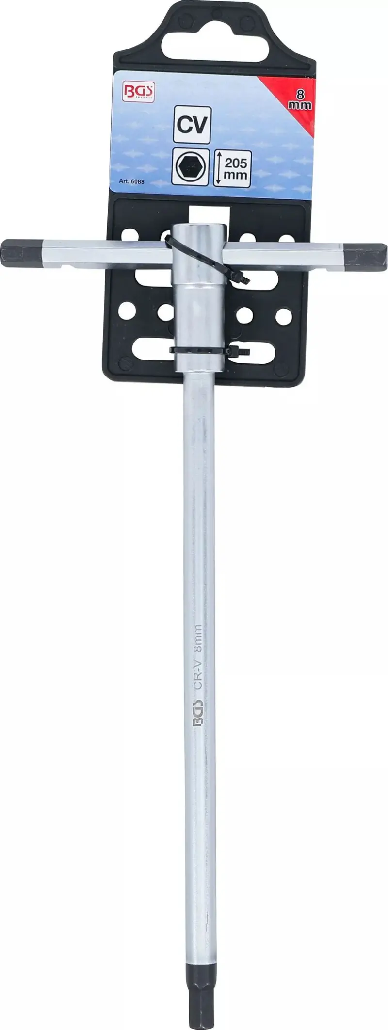 Zástrčný klíč 6hran 8 mm s posuvnou T-rukojetí BGS106088 (BGS106088)