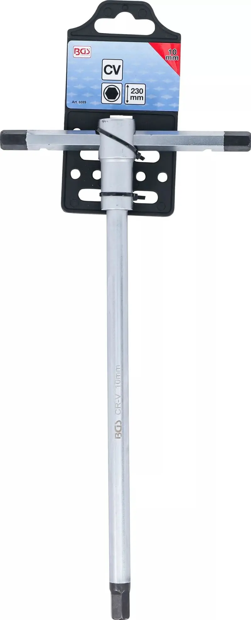 Zástrčný klíč 6hran 10 mm s posuvnou T-rukojetí BGS106089 (BGS106089)