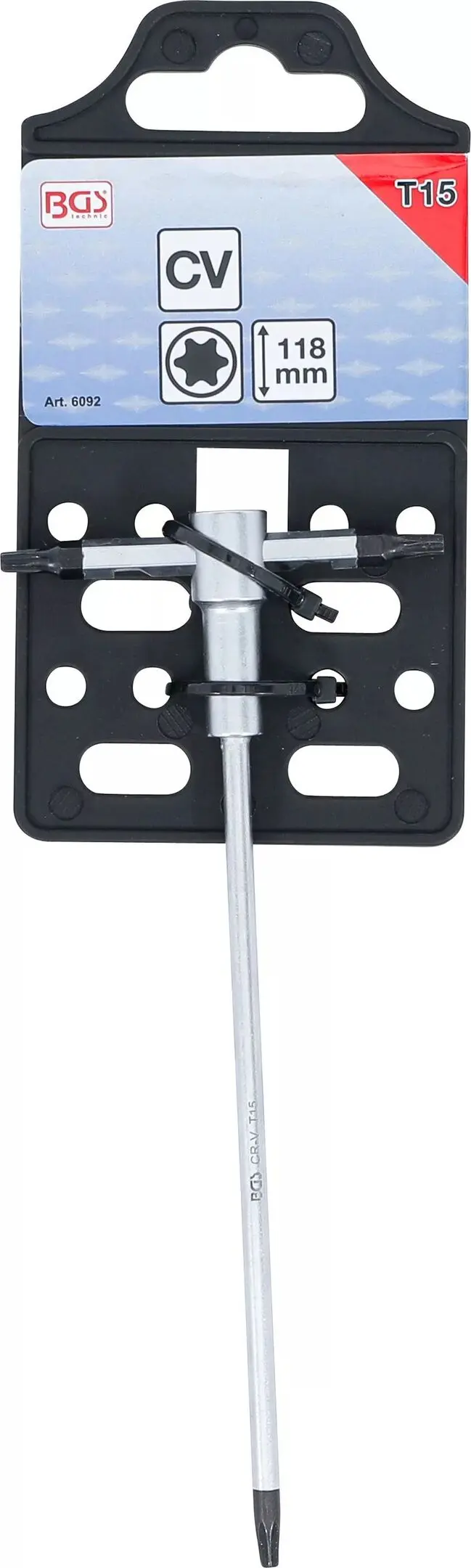 Zástrčný klíč Torx T15 s posuvnou T-rukojetí BGS106092 (BGS106092)