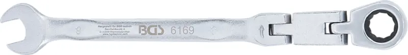 Očkoplochý klíč 9 mm BGS106169 s dvojitým kloubem (BGS106169)