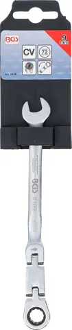 Očkoplochý klíč 9 mm BGS106169 s dvojitým kloubem (BGS106169)