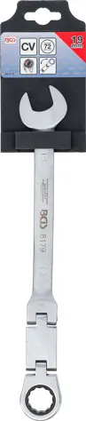 Očkoplochý klíč 19 mm BGS106179 s dvojitým kloubem (BGS106179)