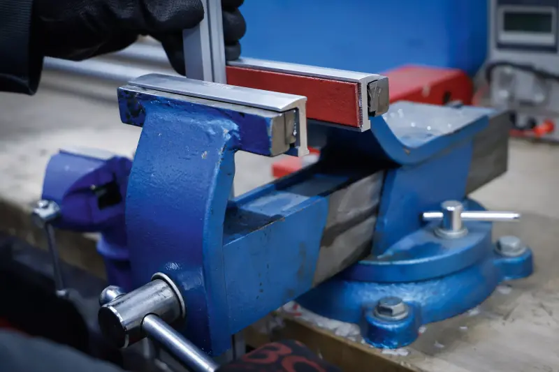 Sada ochranných čelistí na svěrák  hliník  šířka 1 (BGS106798)