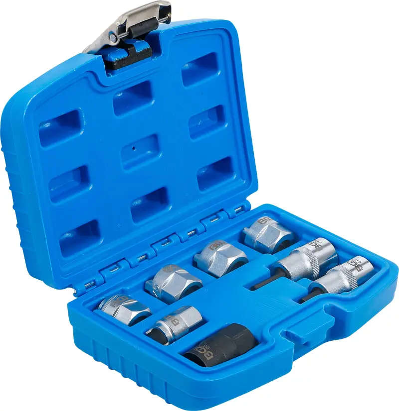 Nástrčné hlavice BGS 6457 pro montáž tlumičů - Sada 8 dílů (BGS106457)