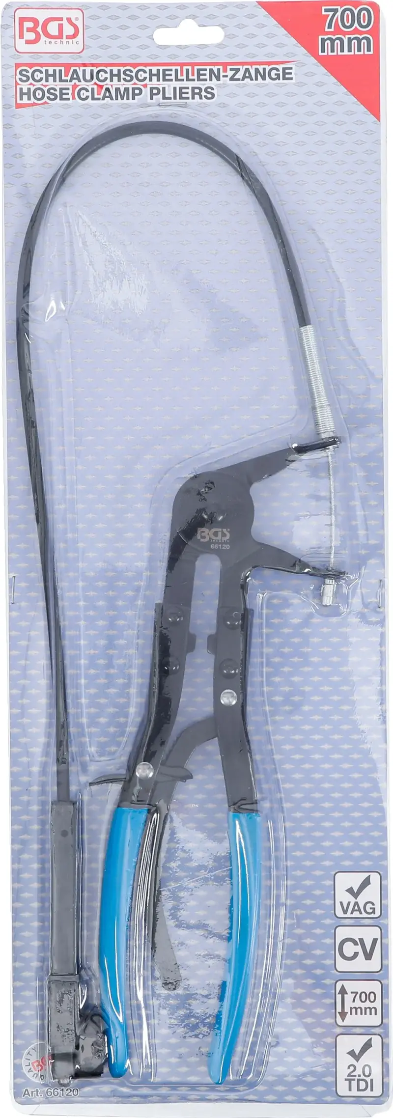 Kleště na hadicové spony BGS1066120, s bowdenem (VAG 2,0 TDI) (BGS1066120)