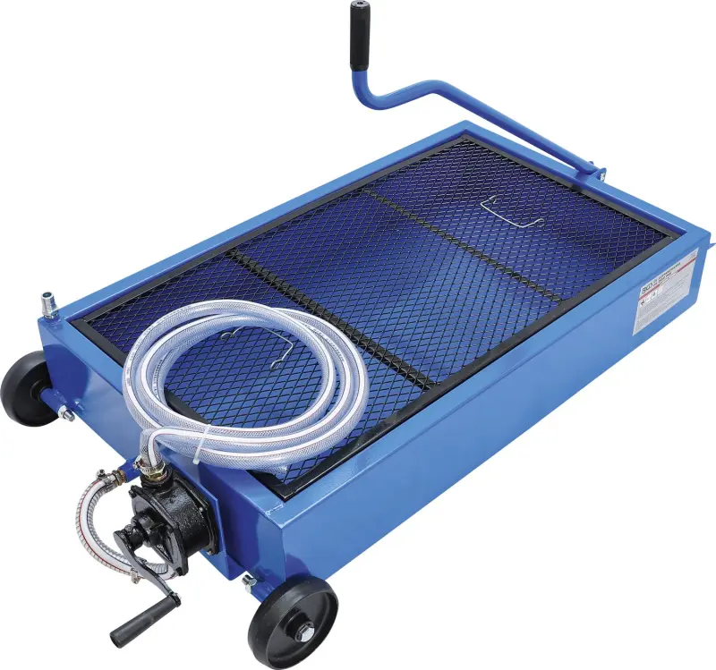 Vaňa na vypúšťanie a odkvapkávanie oleja pojazdná 55 l (BGS1070153)