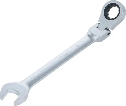 Očkoplochý klíč 18 mm s ráčnou BGS106718, kloubový (BGS106718)