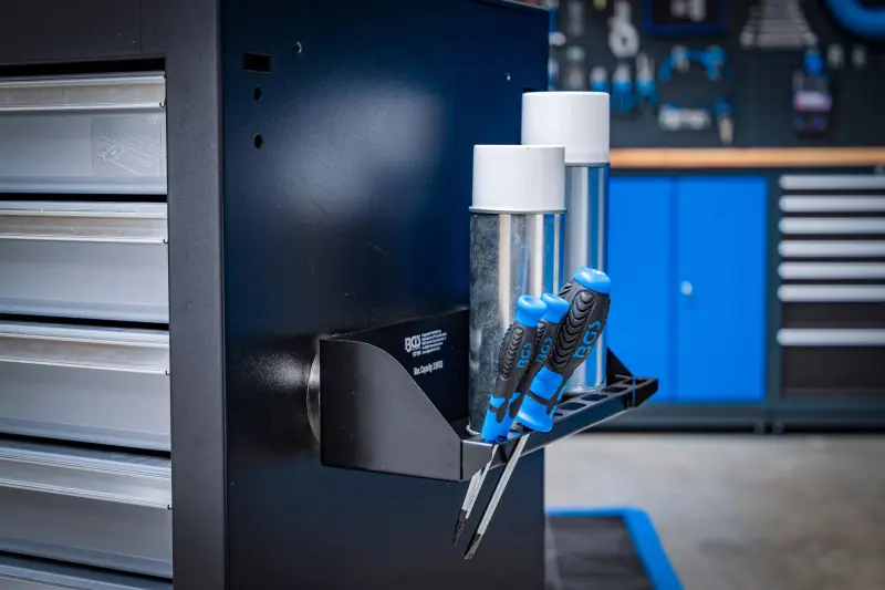 Magnetická úložná přihrádka BGS1067184 s držákem na šroubovák (BGS1067184)