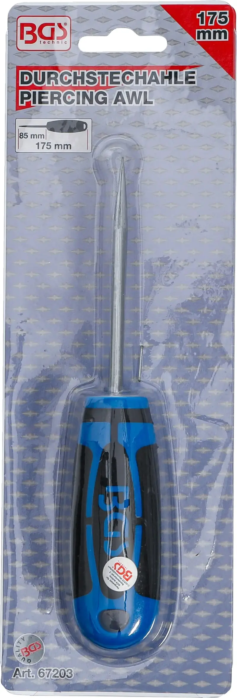 Šídlo - jehla pro protažení 175 mm BGS1067203 (BGS1067203)