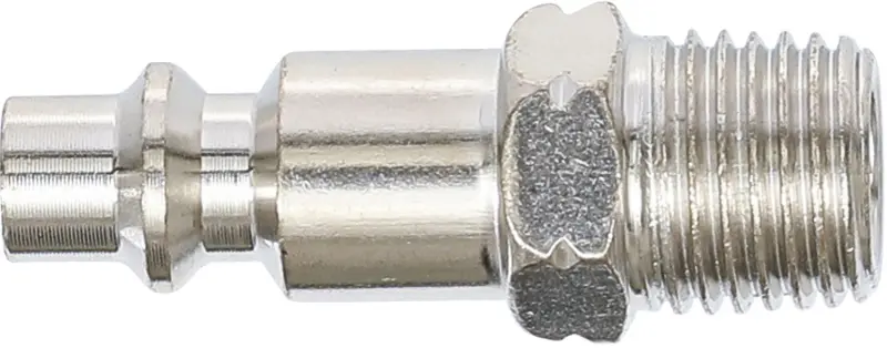 Adaptér pre pneumatické náradie 6,3 mm (1/4") vonkajší závit USA / Francúzsko (BGS107057)