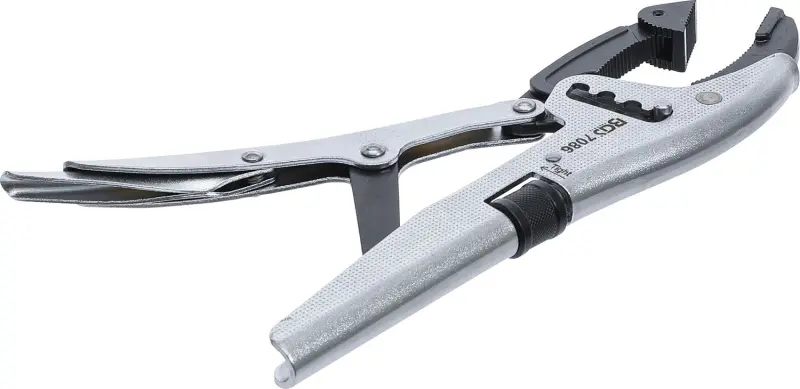 Škripcové kliešte 4 rýchle nastavenia otočné konce čeľustí francúzsky typ 250 mm
