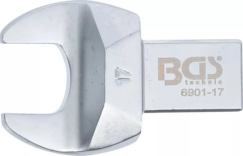 Nástavec mom. klíče - otevřený klíč 17 mm BGS106901-17 (upnutí 14 x 18 mm) (BGS106901-17)