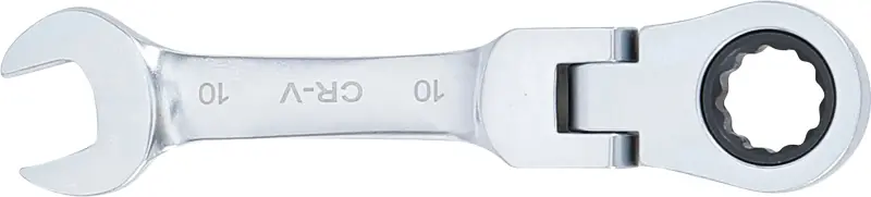 Očkoplochý klíč 10 mm s ráčnou BGS106910, kloubový, krátký (BGS106910)