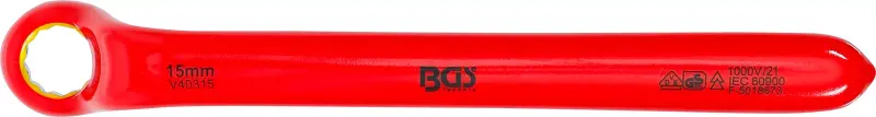 Jednostranný očkový klíč 15 mm BGS 72015 VDE, hluboce vyhnutý (BGS1072015)