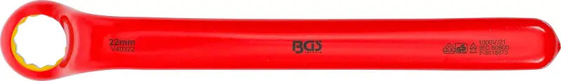 Jednostranný očkový klíč 22 mm BGS 72022 VDE, hluboce vyhnutý (BGS1072022)