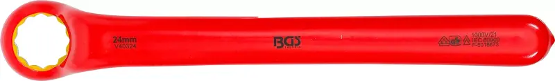 Jednostranný očkový klíč 24 mm BGS 72024 VDE, hluboce vyhnutý (BGS1072024)